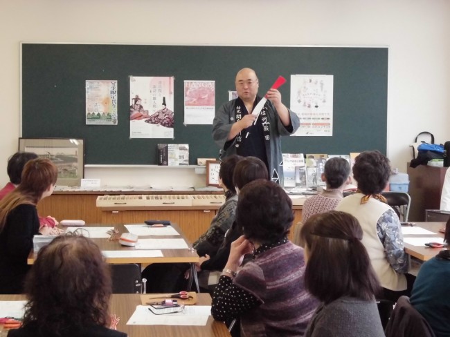 関島さんによる水引のお話です。